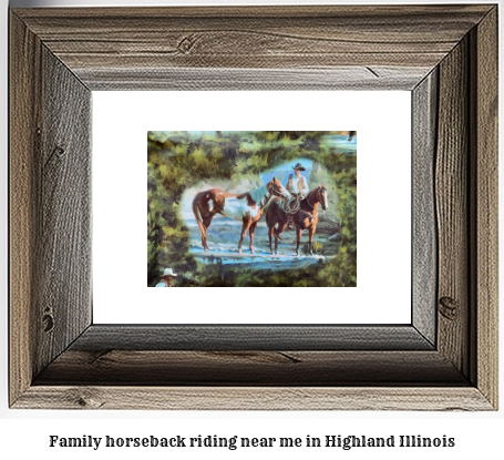 family horseback riding near me in Highland, Illinois